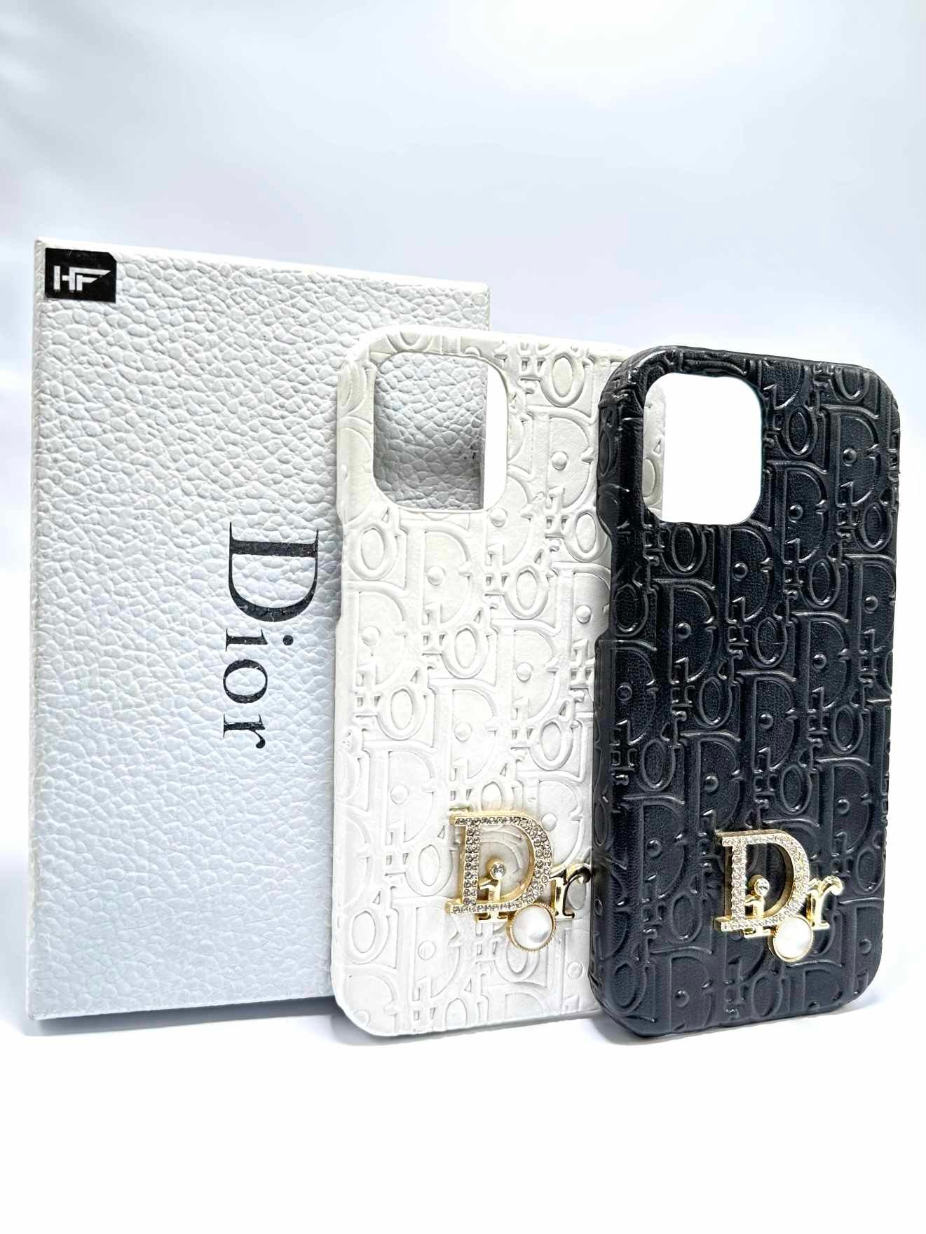 Dior Leather Case for iPhone 12 Pro Max - HF Store - HF Smartphones