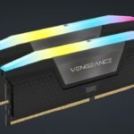 VENGEANCE® RGB 32GB (2x16GB) DDR5 DRAM 6400MT/s CL36 Memory Kit — Black