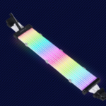 LianLi Strimer Plus V2 ARGB Cable 12VHPWR to 12VHPWR 320mm Extension, 12 x Light Guide