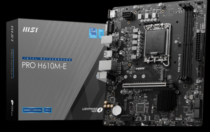 MSI PRO H610M-E DDR5 Motherboard NEW