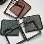Premium Quality Leather Back Case For Samsung Galaxy Z Flip 6