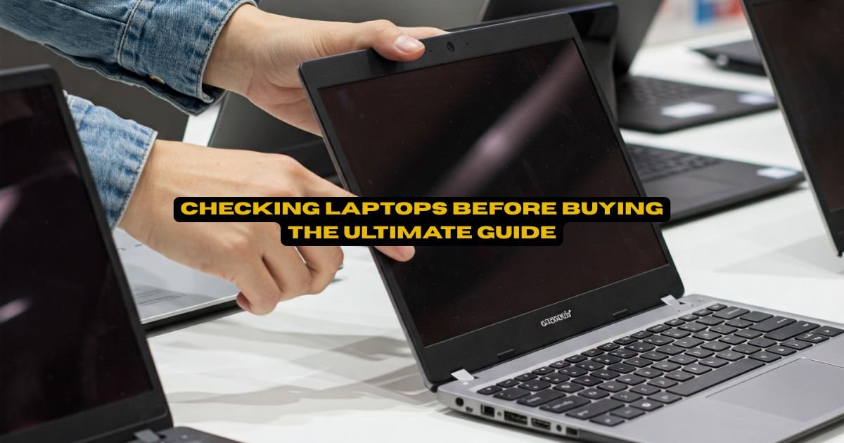 Checking Laptops Before Buying