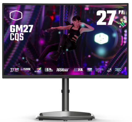 GM27-CQS Gaming Monitor curve 27" 165hz 2K WQHD 2560x1440 0.5ms | NEW
