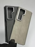 Wlon Premium Leather Magsafe With Metallic Camera Stand Case For Samsung Galaxy Z Fold 6