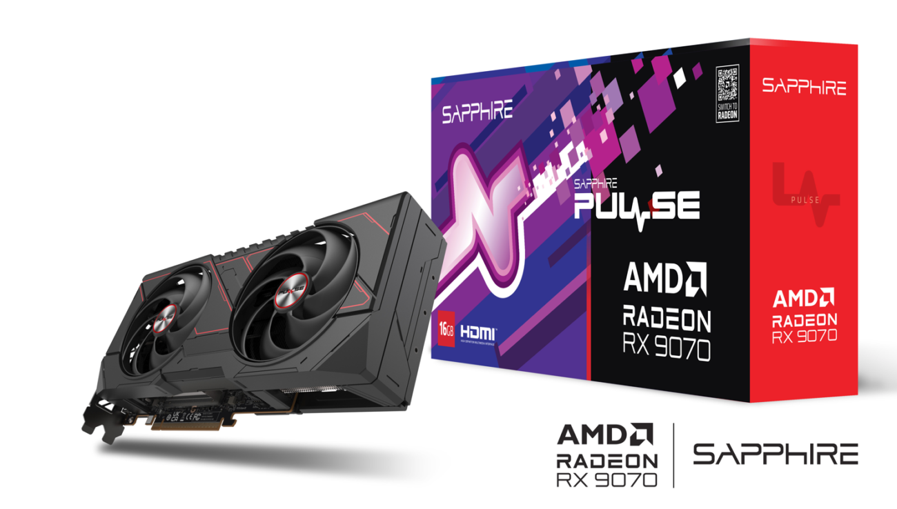 SAPPHIRE PULSE AMD Radeon™ RX 9070 GPU 16G | NEW