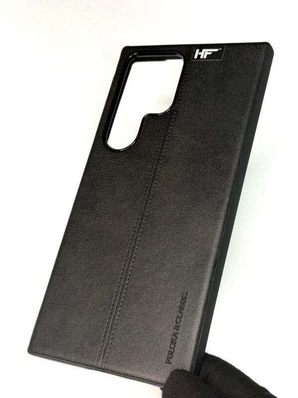 Premium Quality Q Series Leather Back Case for Samsung Galaxy S22 Ultra | Galaxy S22 Ultra Cases | S22 Ultra Covers In Pakistan
