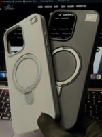 Premium Quality Official Soft Silicone With Magsafe Stand Back Case For Iphone 16 Pro Max | 16 Pro Max Covers
