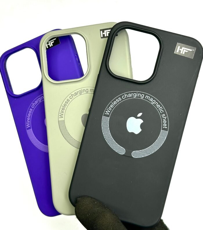New Soft Silicone Back With Magsafe Wireless Charging Case For Iphone 14 pro Max