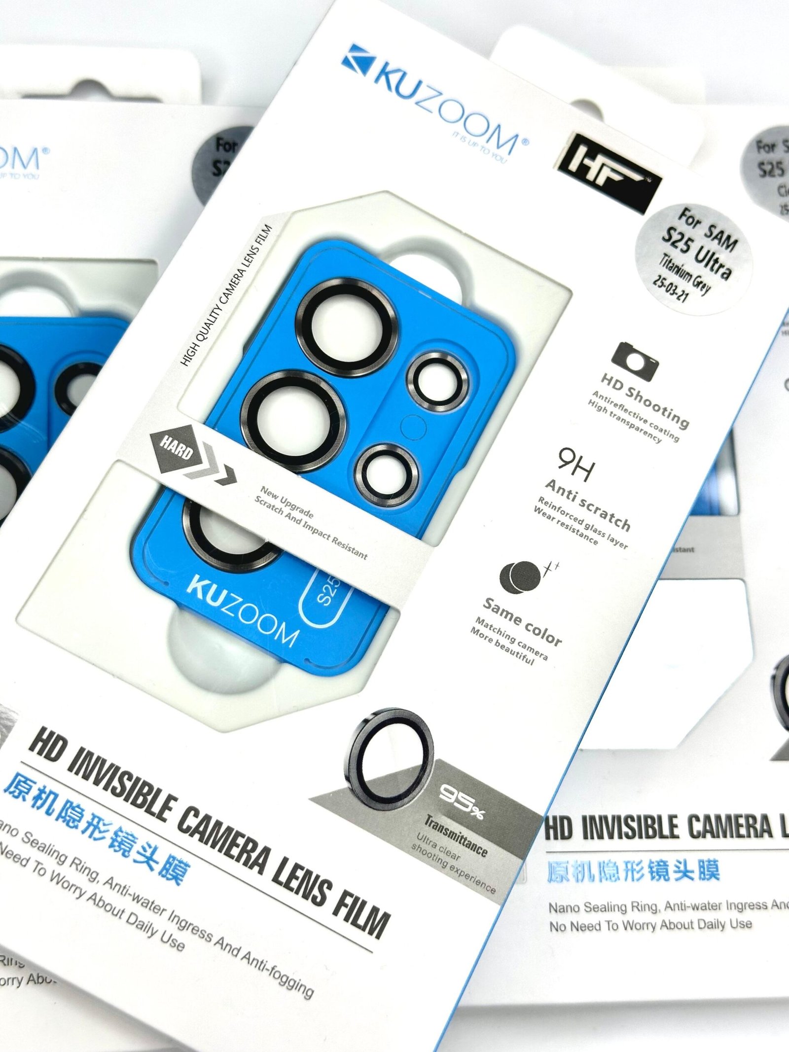 Premium Quality Kuzoom Camera Glass Protector For Samsung Galaxy S25 Ultra | Galaxy S25 Ultra Camera Lens