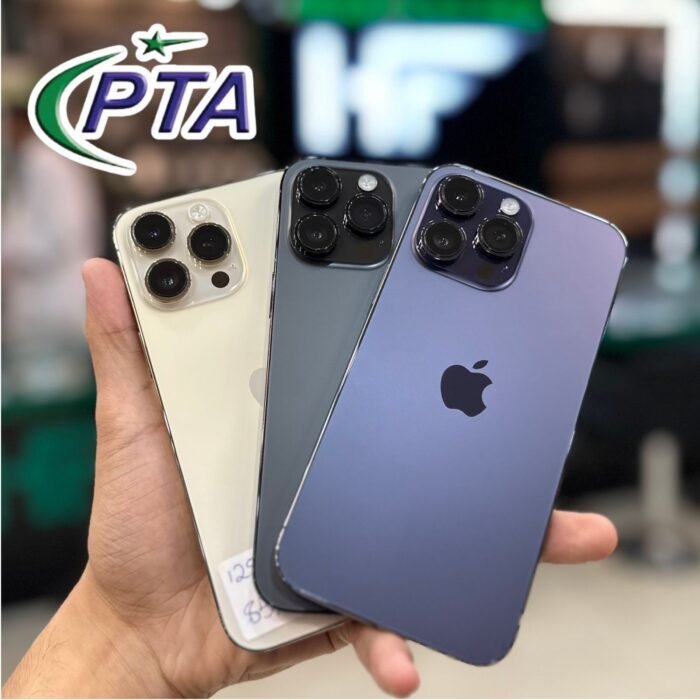 iPhone 14 Pro Max | 128GB | 256GB | 10/10 Condition | PTA Approved | Physical + eSim | Only Phone | Pre-Owned Smartphones - Image 1