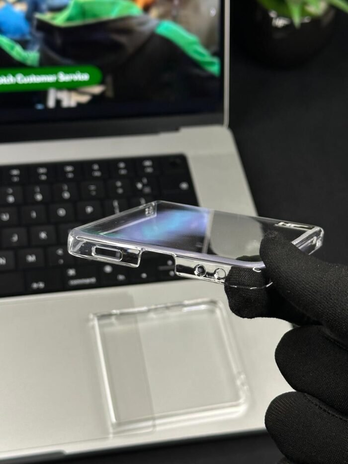 Transparent Crystal Clear Case For Samsung Galaxy Z Flip 7 - Image 2