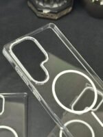 Transparent MagSafe Crystal Clear Case For Samsung Galaxy S24 Ultra - Image 4
