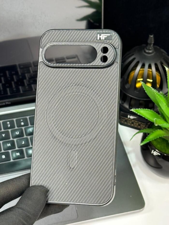 Premium Texture Carbon Look MagSafe Back Case For Google Pixel All Model - Image 6