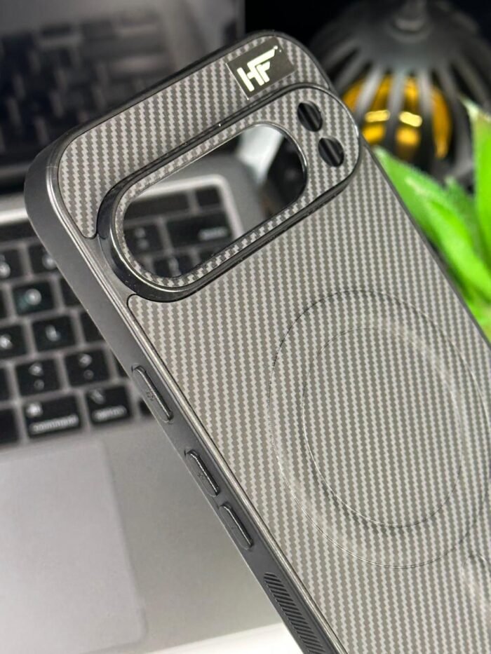 Premium Texture Carbon Look MagSafe Back Case For Google Pixel All Model - Image 7