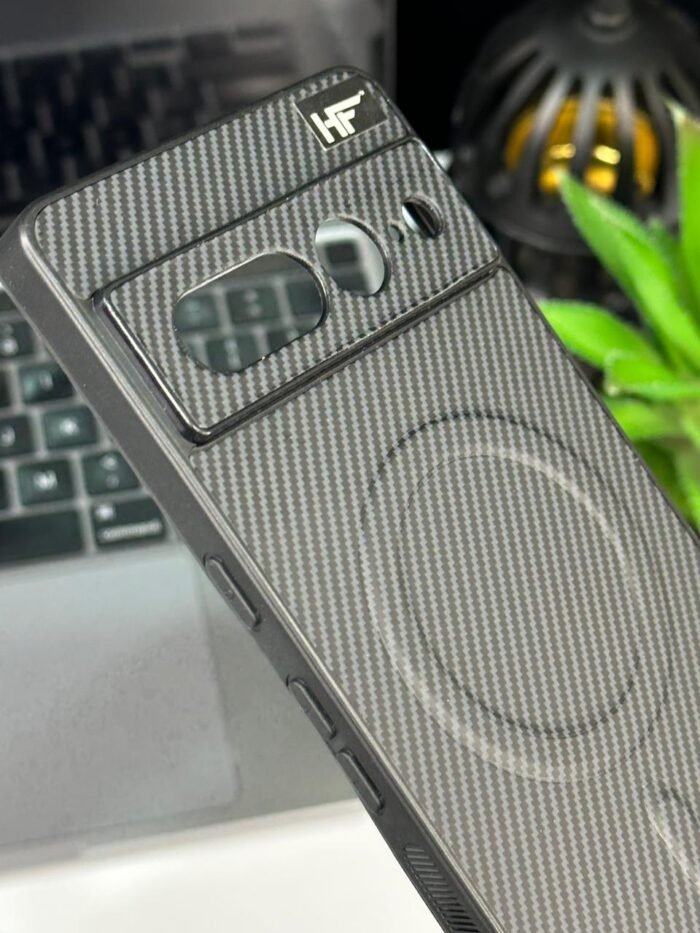 Premium Texture Carbon Look MagSafe Back Case For Google Pixel All Model - Image 3
