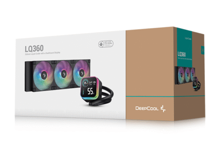 DeepCool LQ360 ARGB 360mm Liquid Cooler - Black/white