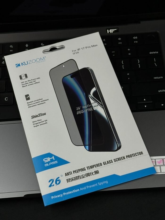 Super Ultra Sonic Privacy Glass For iPhone 17 Pro Max Screen Protector