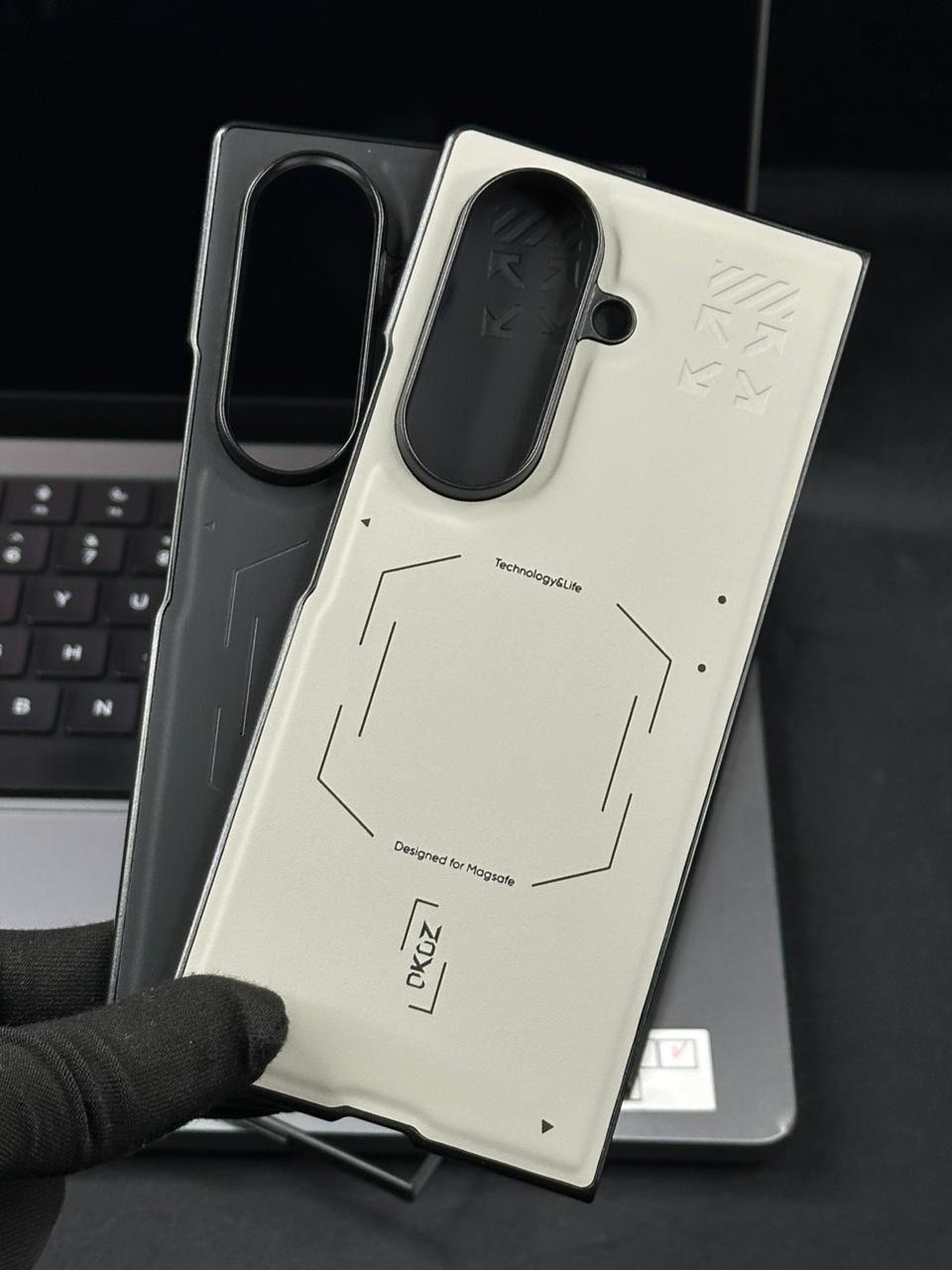 Hard Shell Premium leather Back Case For Samsung Galaxy Z Fold 7