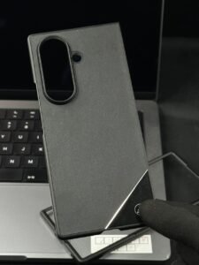 Hard Shell Premium Quality Leather Back Case For Samsung Galaxy Z Fold 7
