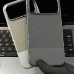 Vegan Matrix Leather Back Case For iPhone 17 Pro Max