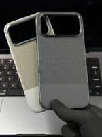 Vegan Matrix Leather Back Case For iPhone 17 Pro Max