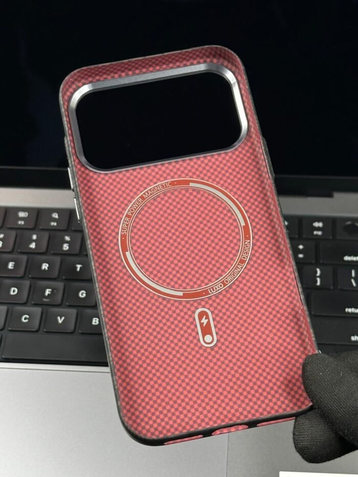 Carbon Fiber With Magnetic MagSafe Back Case for iPhone 17 Pro Max 1 - Image 4
