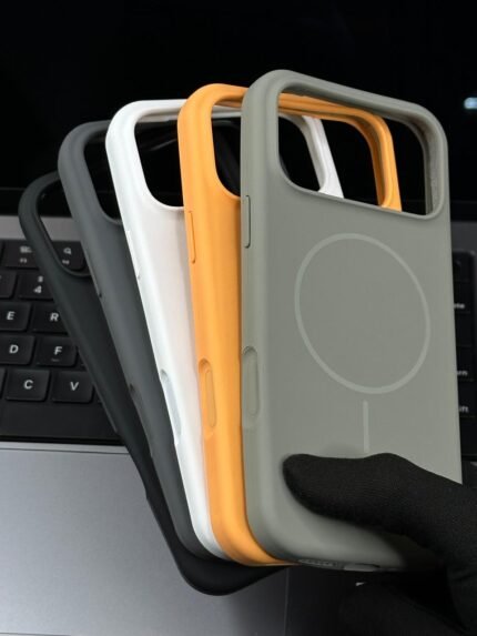 Premium Quality Soft Silicone MagSafe Back Case For iPhone 17 pro
