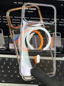 Eouro Transparent MagSafe Crystal Clear Case for iPhone 17 pro max