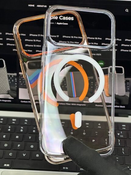 Eouro Transparent MagSafe Crystal Clear Case for iPhone 17 pro max