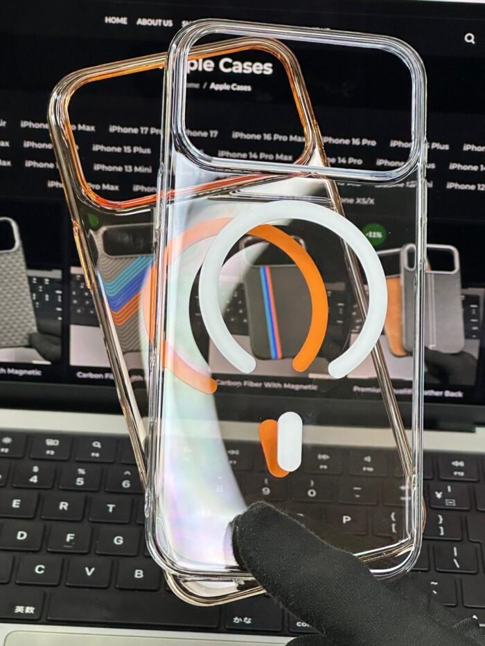 Eouro Transparent MagSafe Crystal Clear Case for iPhone 17 pro max