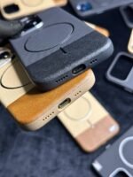 Vegan MagSafe Matrix Leather Textured Back Case For all iPhone Apple Models Best Price in Pakistan  - Image 9