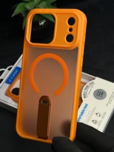 J-Case Magnetic Magsafe Matt Back Stand Case For iPhone 17 pro max