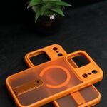 J-Case Magnetic Magsafe Matt Back Stand Case For iPhone 17 pro max