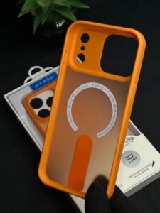 J-Case Magnetic Magsafe Matt Back Stand Case For iPhone 17 pro max