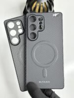 Premium Texture Carbon Look MagSafe Back Case For Samsung Galaxy S25 Ultra